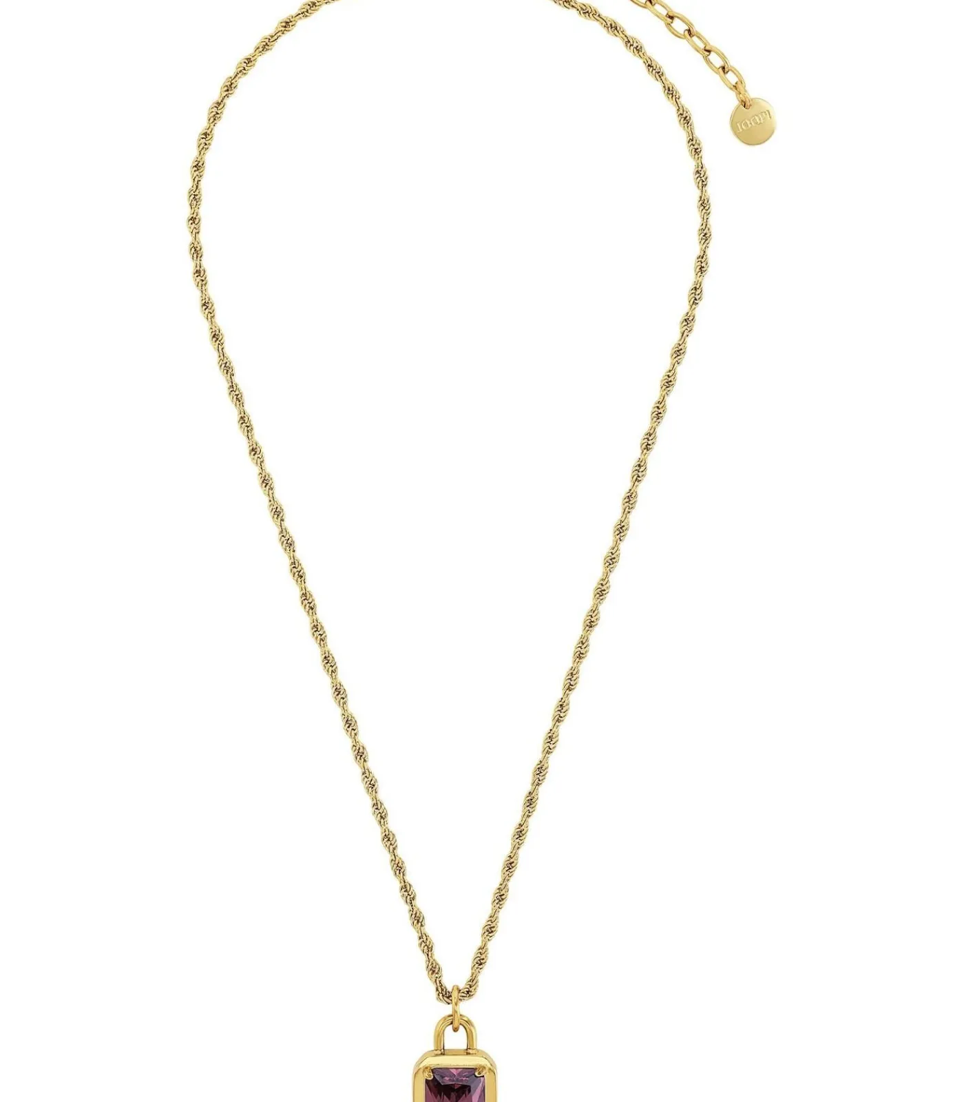 Online Ketten mit Anhänger voor dames, roestvrij staal, zirkonia DAMES Halskettingen