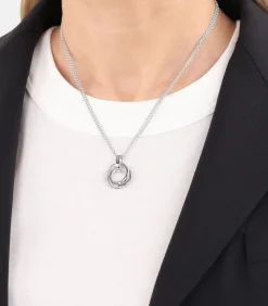 DAMES JOOP! Ketten mit Anhänger voor dames, zilver 925, zirkonia