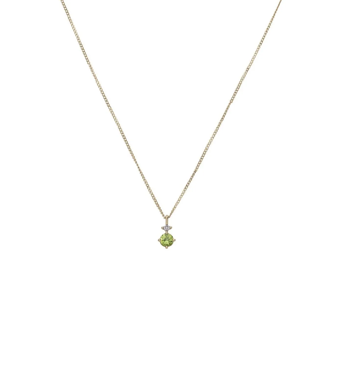 DAMES Lucardi Ketting 14 Karaat Goud - Geelgoud