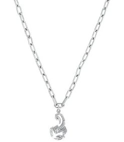 Heren Amor Ketting met hanger voor mannen en vrouwen, unisex, roestvrij staal | schorpioen