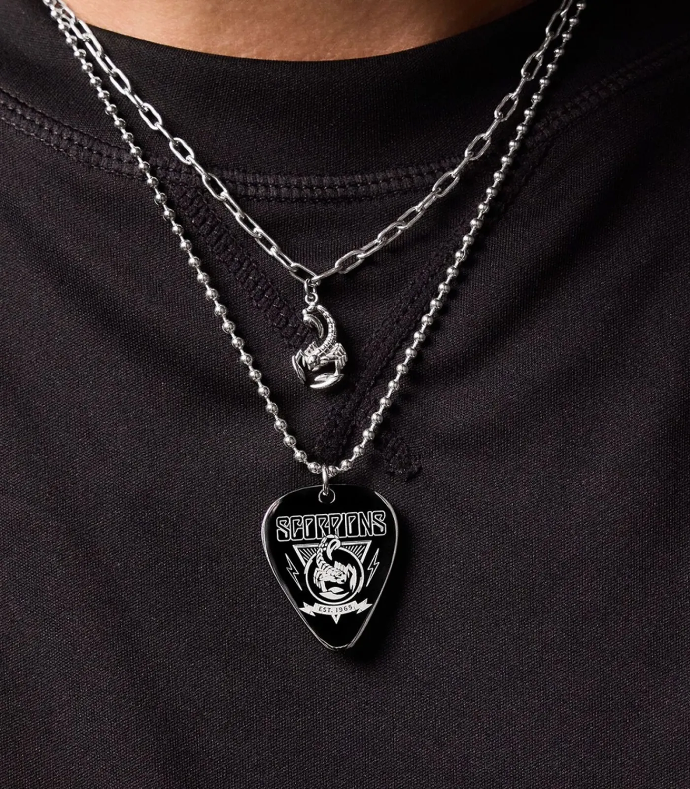 Heren Amor Ketting met hanger voor mannen en vrouwen, unisex, roestvrij staal