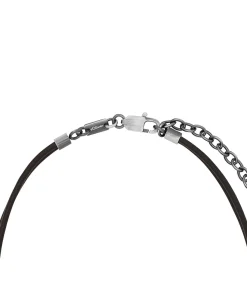 Heren s.Oliver Ketting met hanger voor mannen, roestvrij staal