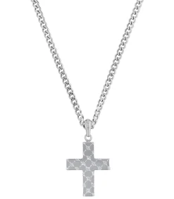 Discount Ketting met hanger voor mannen, kruis van roestvrij staal Heren Kettingen