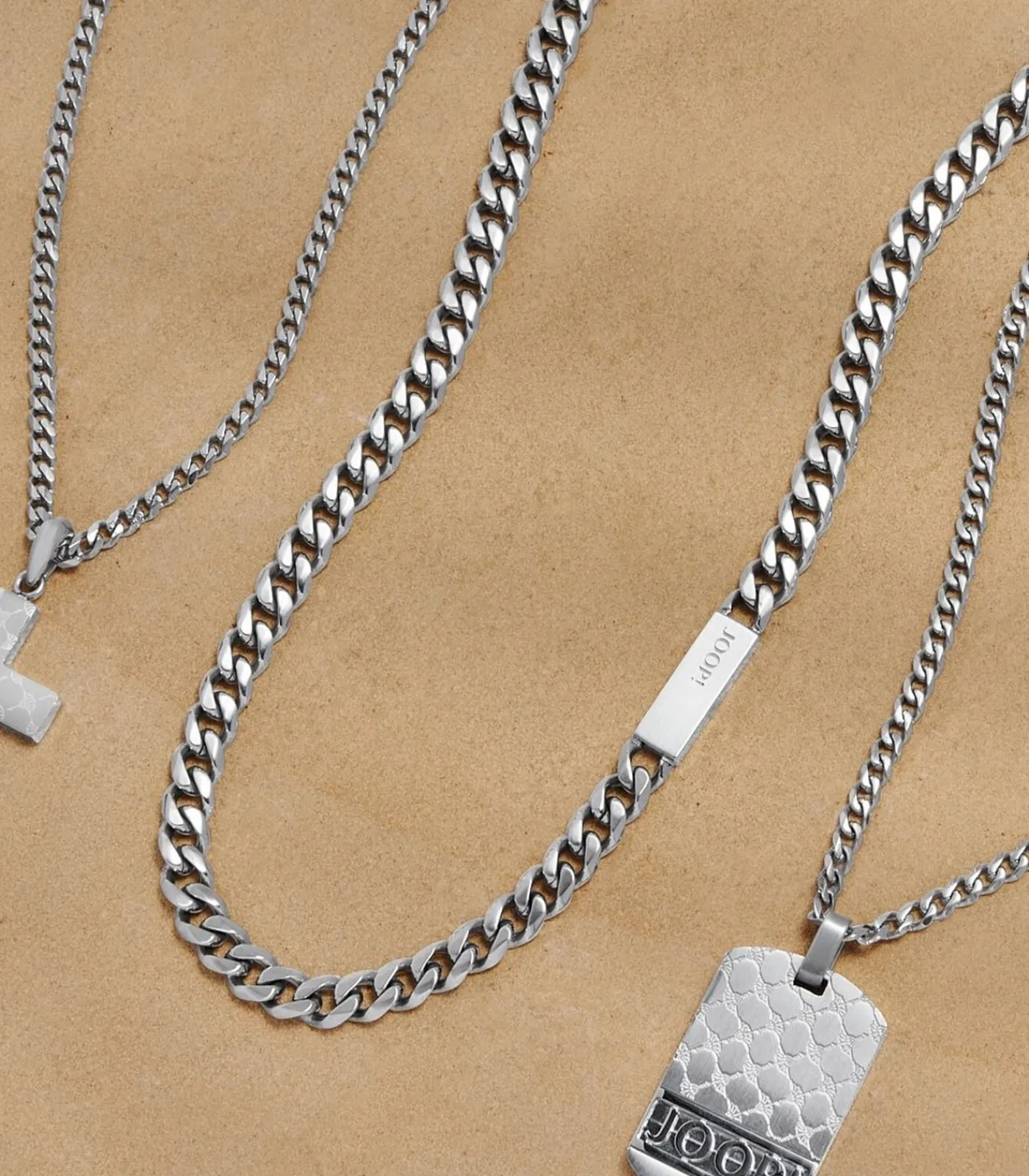 Discount Ketting met hanger voor mannen, kruis van roestvrij staal Heren Kettingen