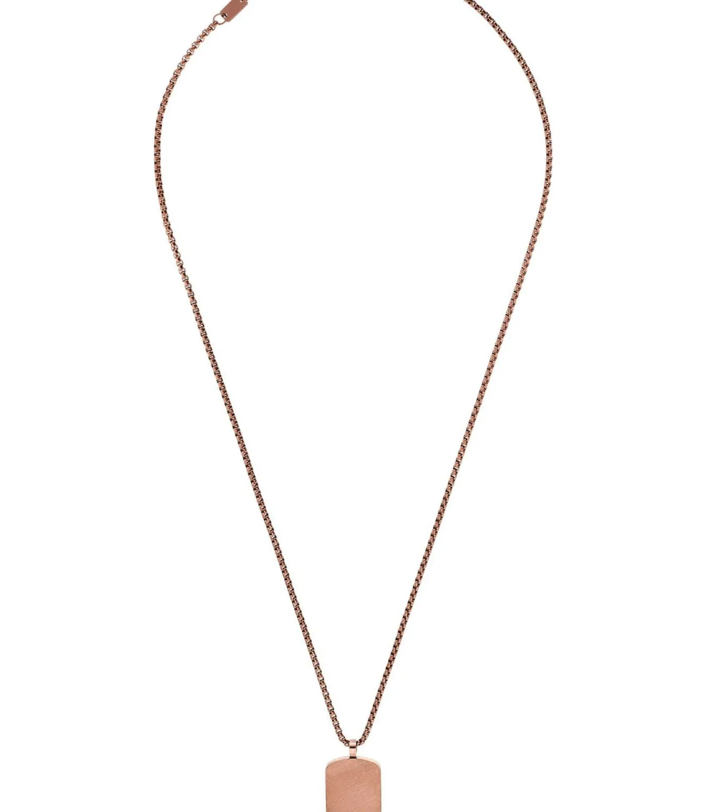 Heren s.Oliver Ketting met hanger voor mannen, roestvrij staal