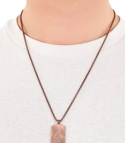 Heren s.Oliver Ketting met hanger voor mannen, roestvrij staal