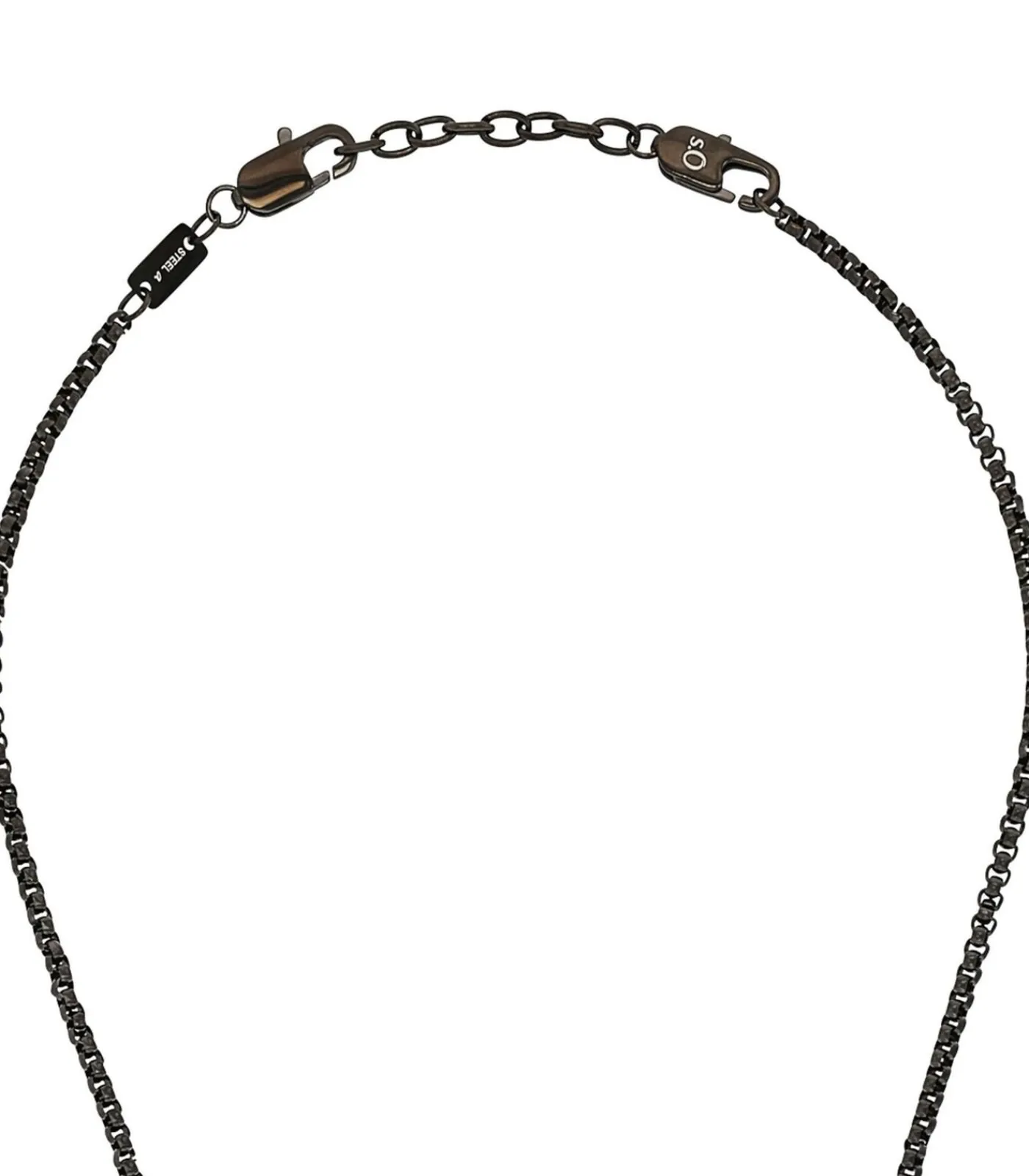 Heren s.Oliver Ketting met hanger voor mannen, roestvrij staal