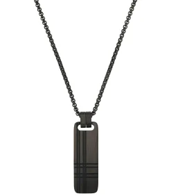 Heren s.Oliver Ketting met hanger voor mannen, roestvrij staal