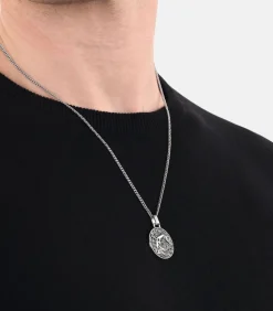 Outlet Ketting met hanger voor mannen, roestvrij staal Heren Kettingen