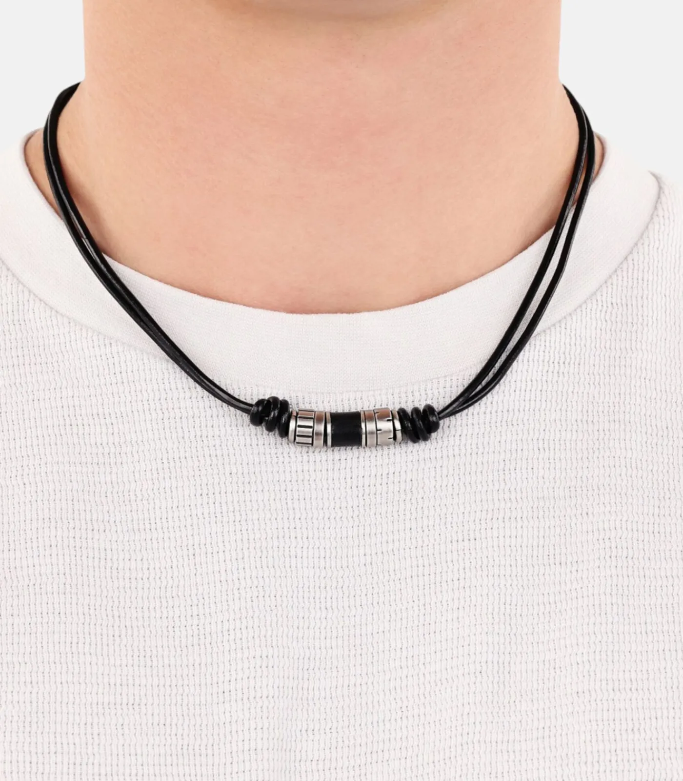 Discount Ketting met hanger voor mannen, roestvrij staal Heren Kettingen