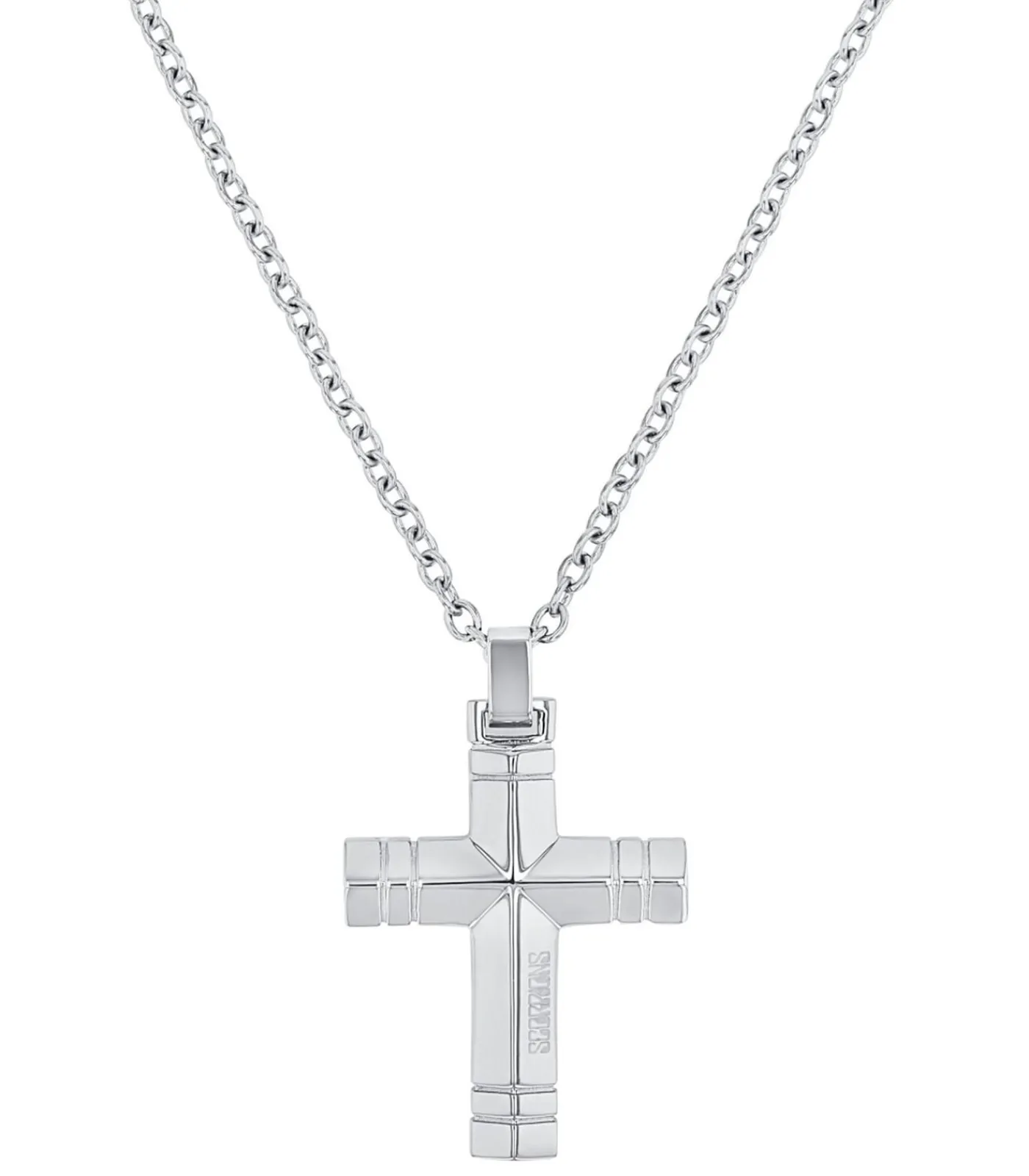 Heren Amor Ketting met hanger voor vrouwen en mannen, unisex, roestvrij staal | kruis