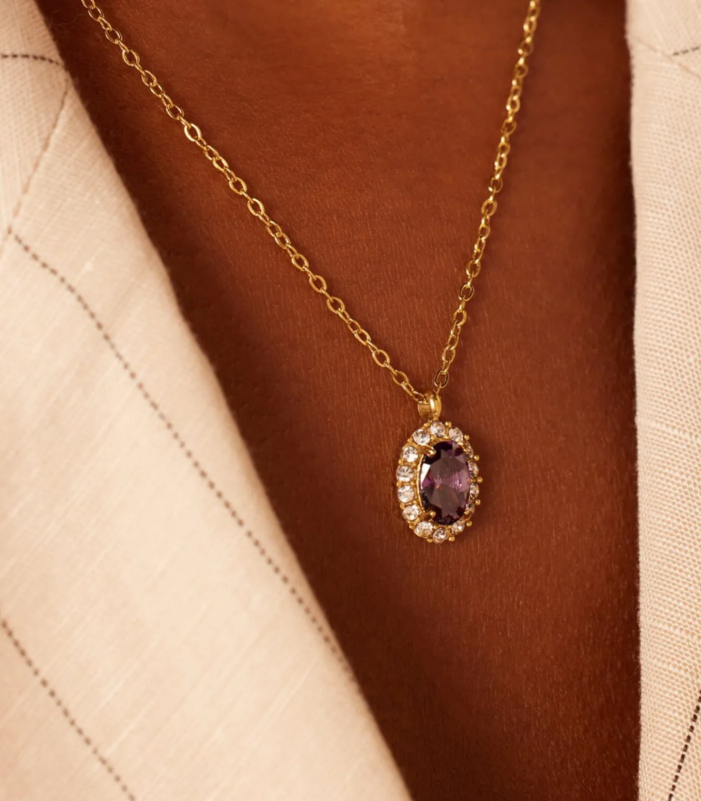 DAMES Lucardi Ketting Staal