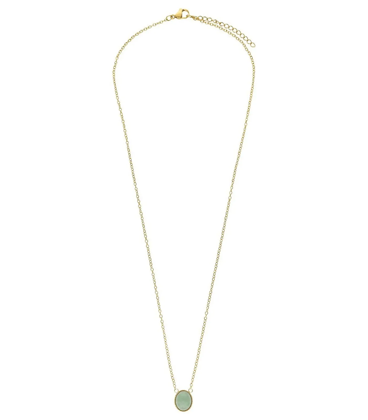 Sale Ketting Staal 47 cm - Goudkleurig DAMES Halskettingen