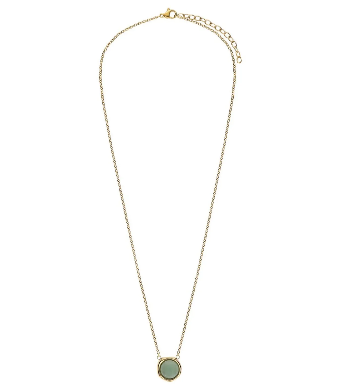 Outlet Ketting Staal 47 cm - Goudkleurig DAMES Halskettingen