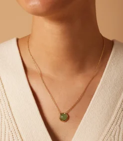 Outlet Ketting Staal 47 cm - Goudkleurig DAMES Halskettingen