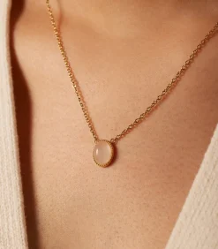 New Ketting Staal 47 cm - Goudkleurig DAMES Halskettingen