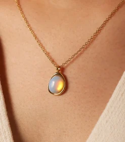 Outlet Ketting Staal 47 cm - Goudkleurig DAMES Halskettingen