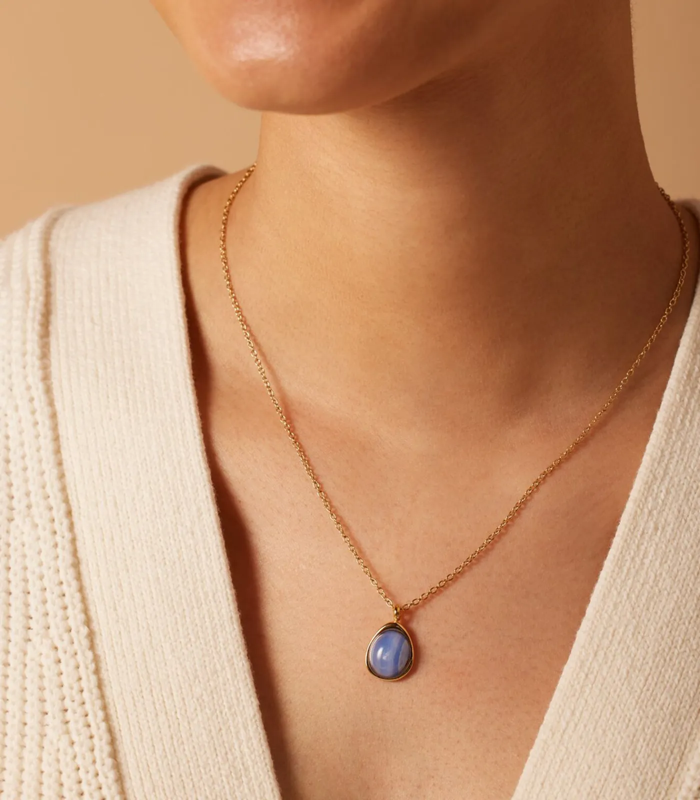 Best Ketting Staal 47 cm - Goudkleurig DAMES Halskettingen