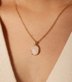 Hot Ketting Staal 47 cm - Goudkleurig DAMES Halskettingen