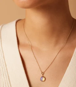 Outlet Ketting Staal 47 cm - Goudkleurig DAMES Halskettingen