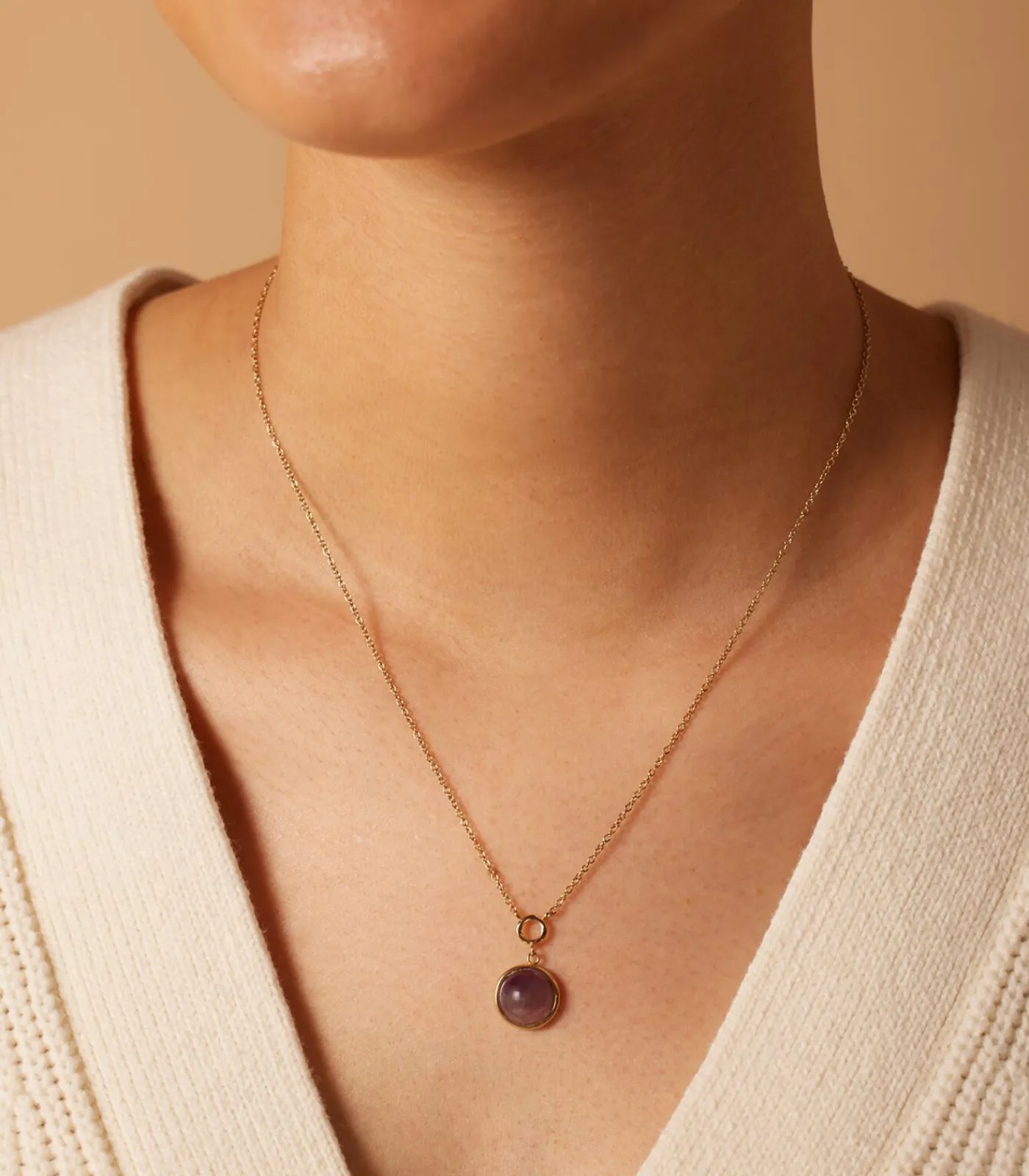 Ketting Staal 47 cm - Goudkleurig DAMES Halskettingen