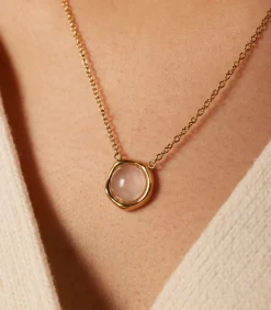 DAMES Lucardi Ketting Staal 47 cm - Goudkleurig