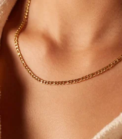 DAMES Lucardi Ketting Staal 45 cm - Zilverkleurig