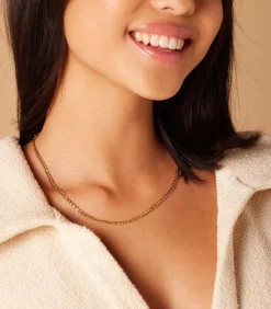 DAMES Lucardi Ketting Staal 45 cm - Zilverkleurig