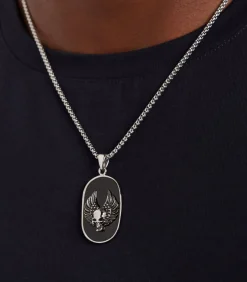 Clearance Ketting Staal 55 cm - Zilverkleurig Heren Kettingen