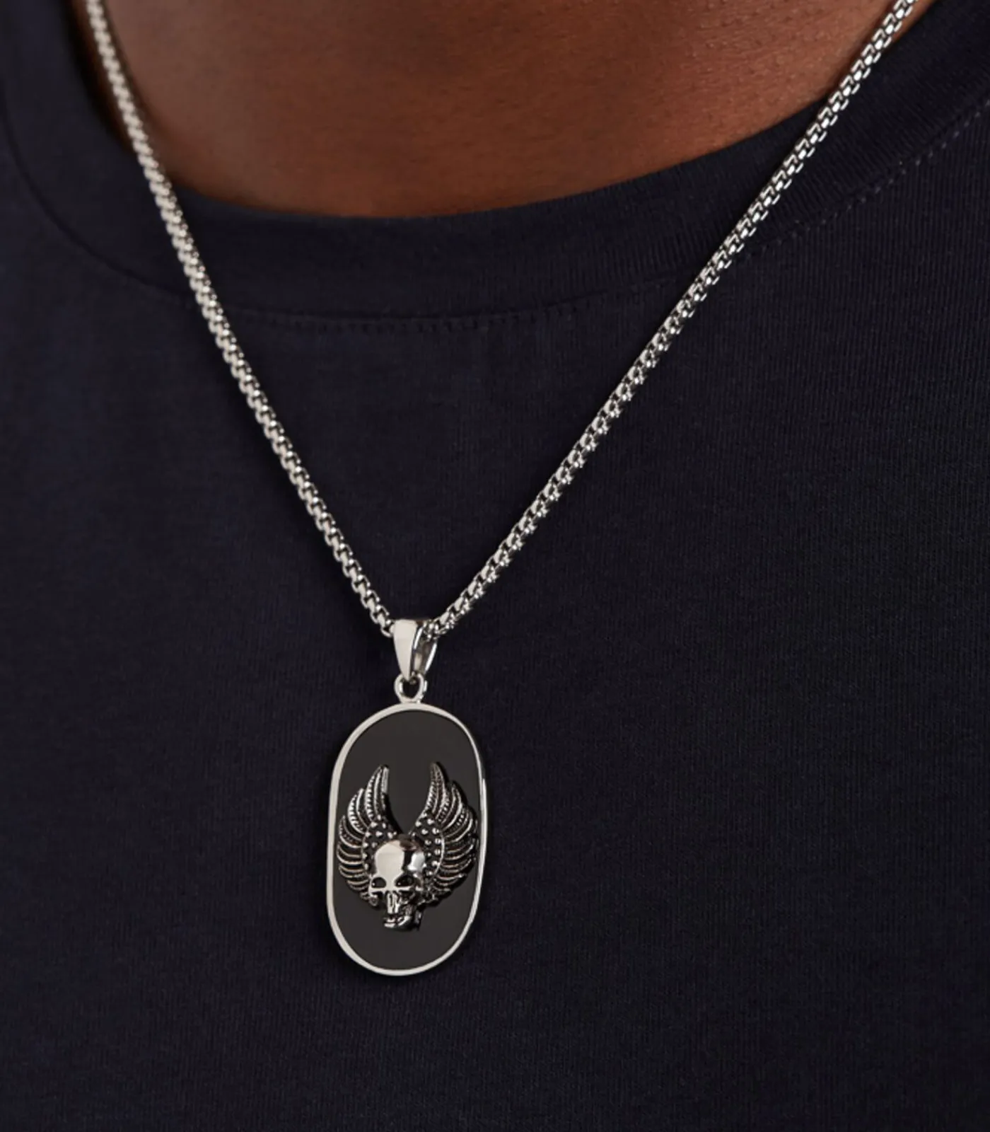 Clearance Ketting Staal 55 cm - Zilverkleurig Heren Kettingen