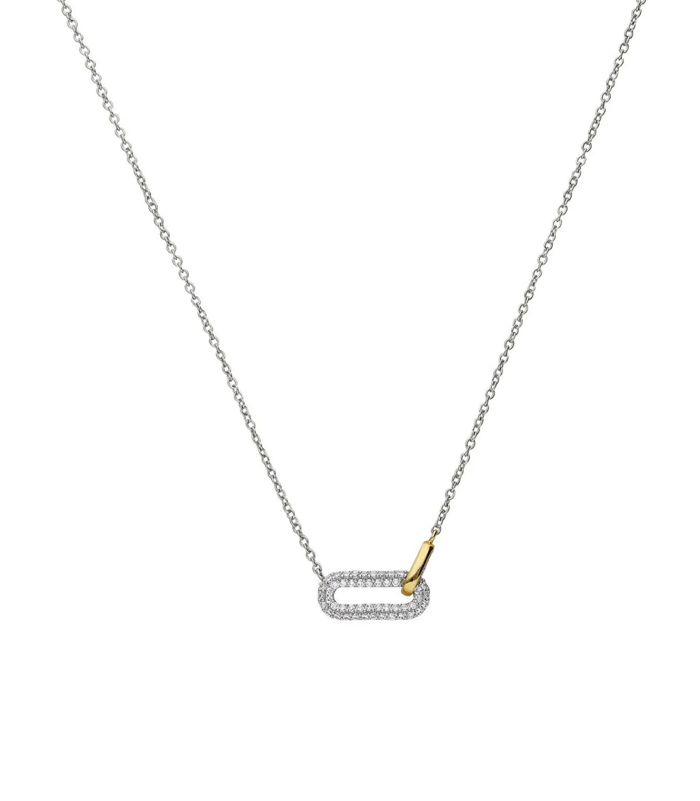 New Ketting Zilver 45 cm DAMES Halskettingen