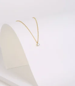 Hot Ketting Zilver 45 cm - Goudkleurig DAMES Halskettingen