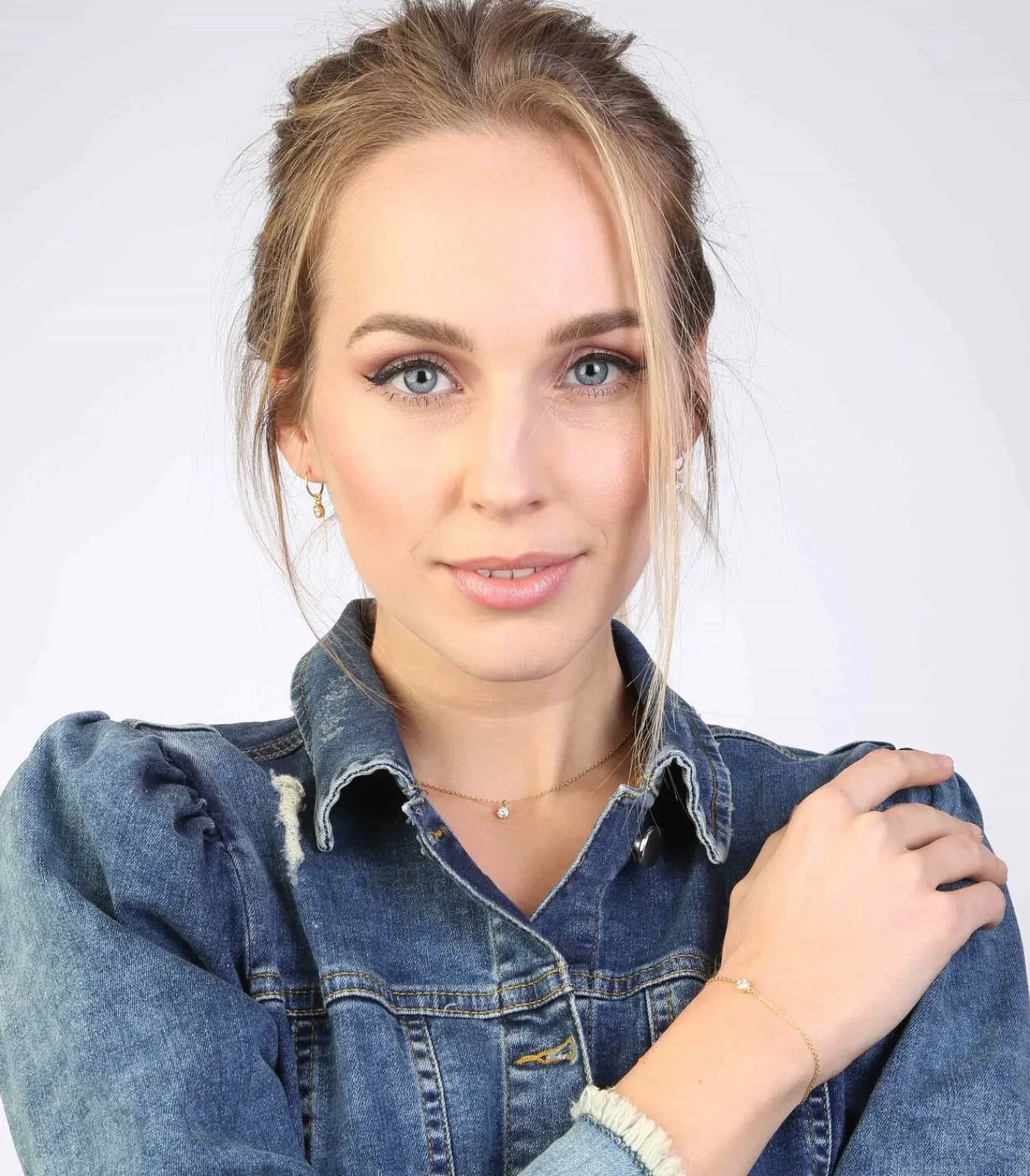 Sale Ketting Zilver 45 cm - Goudkleurig DAMES Halskettingen