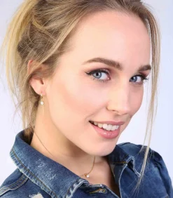 DAMES Lucardi Ketting Zilver 45 cm - Goudkleurig