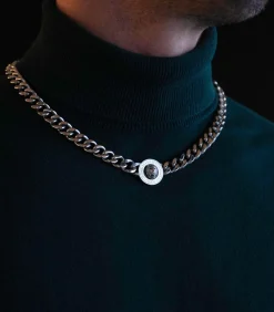 New Ketting Zilver JUMN01313JWSTBKT-U Heren Kettingen