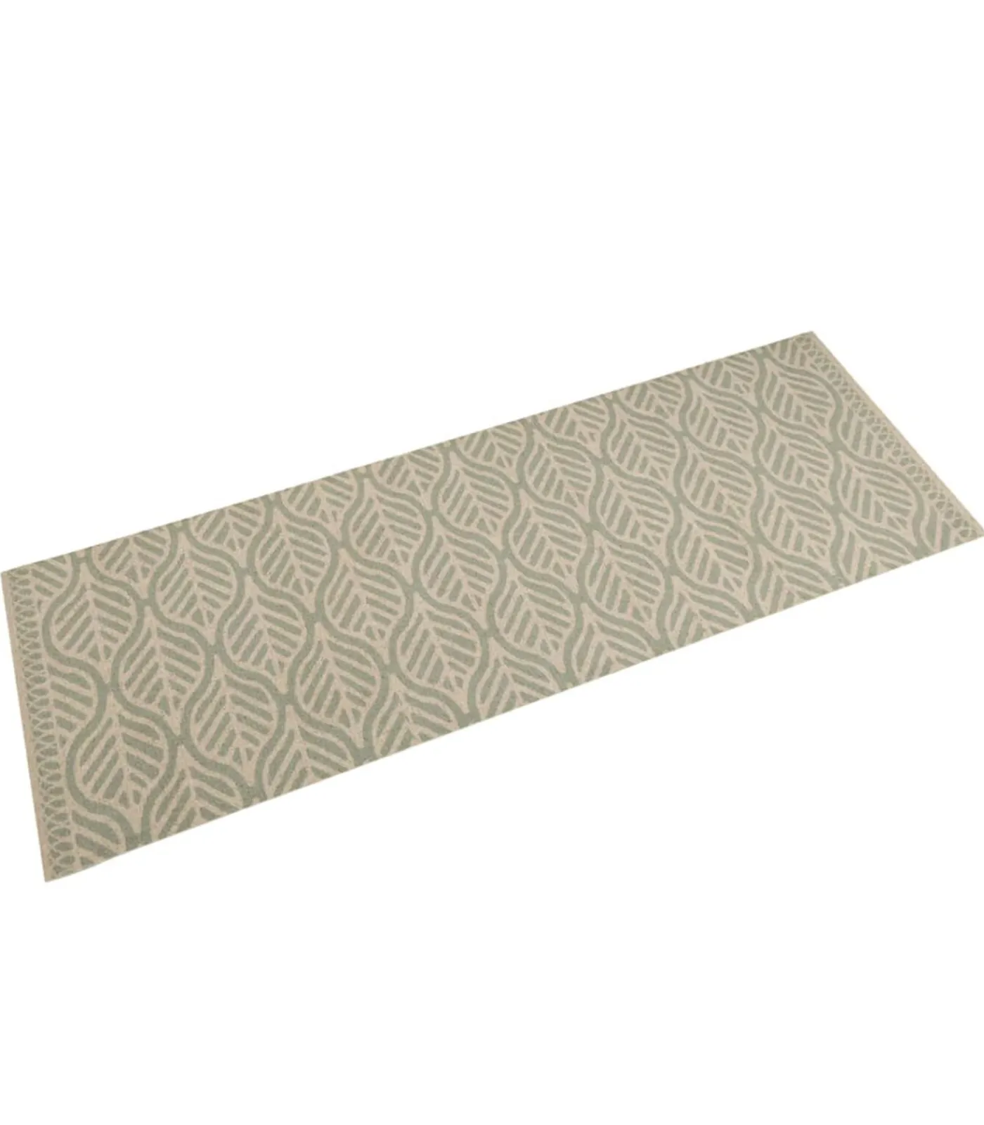 New Keukenmat wasbaar bladprint 60x180 cm fluweel Tapijten