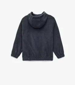 Kinderen Koton Kinder Fleece Sweatshirt Met Kap Lange Mouwen Rits