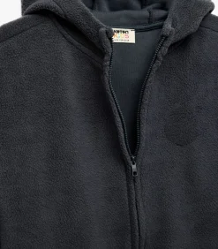 Kinderen Koton Kinder Fleece Sweatshirt Met Kap Lange Mouwen Rits