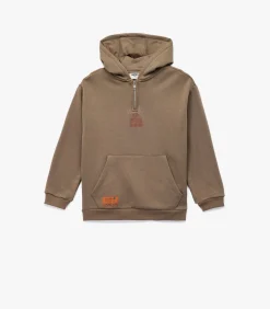 Hot Kinder Hoodie Lang Met Ritsdetail Kinderen Truien & Vesten