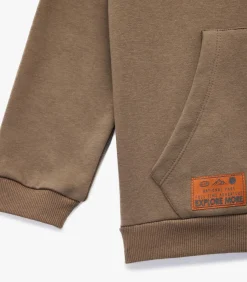 Hot Kinder Hoodie Lang Met Ritsdetail Kinderen Truien & Vesten