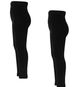 Outlet Kinder Thermo Legging Basic 2-pack Zwart Kinderen Ondergoed En Nachtmode