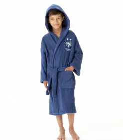 Kinderen FFF Kinderbadjas met kap 100% katoen, CHAMPIONS