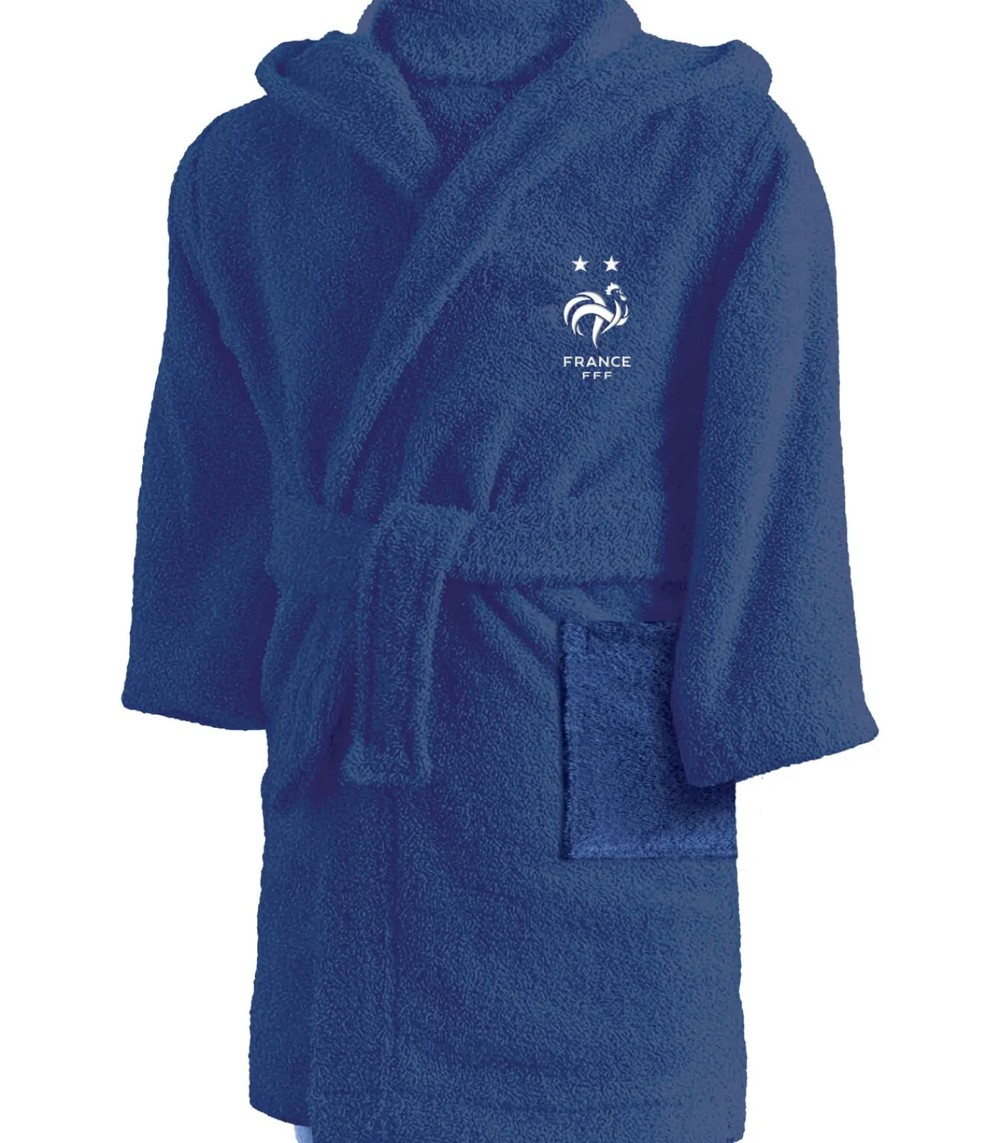 Kinderen FFF Kinderbadjas met kap 100% katoen, CHAMPIONS