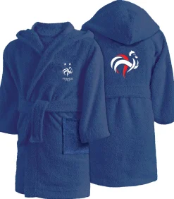 Kinderen FFF Kinderbadjas met kap 100% katoen, CHAMPIONS