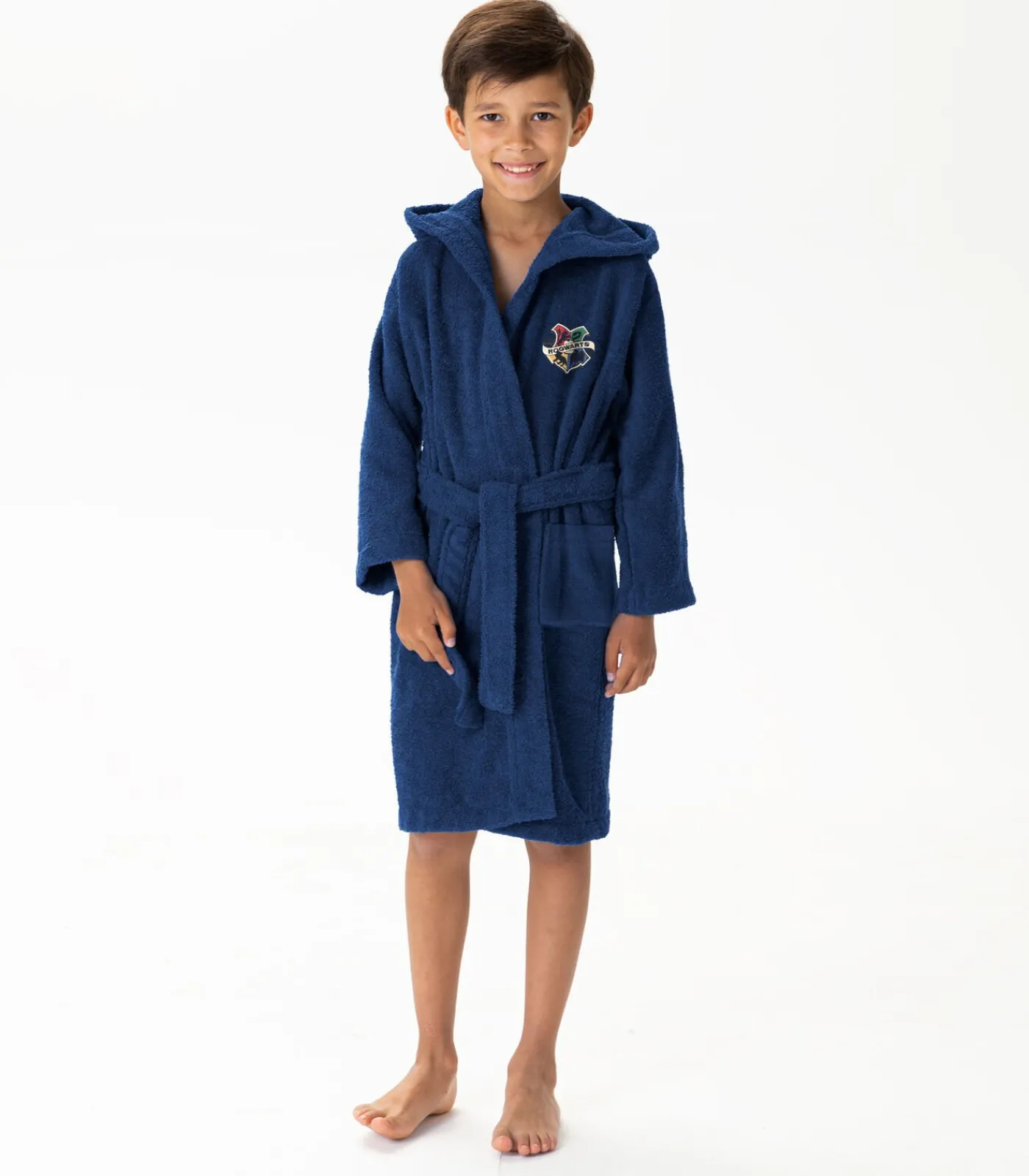 Kinderen HARRY POTTER Kinderbadjas met kap 100% katoen, BLASON