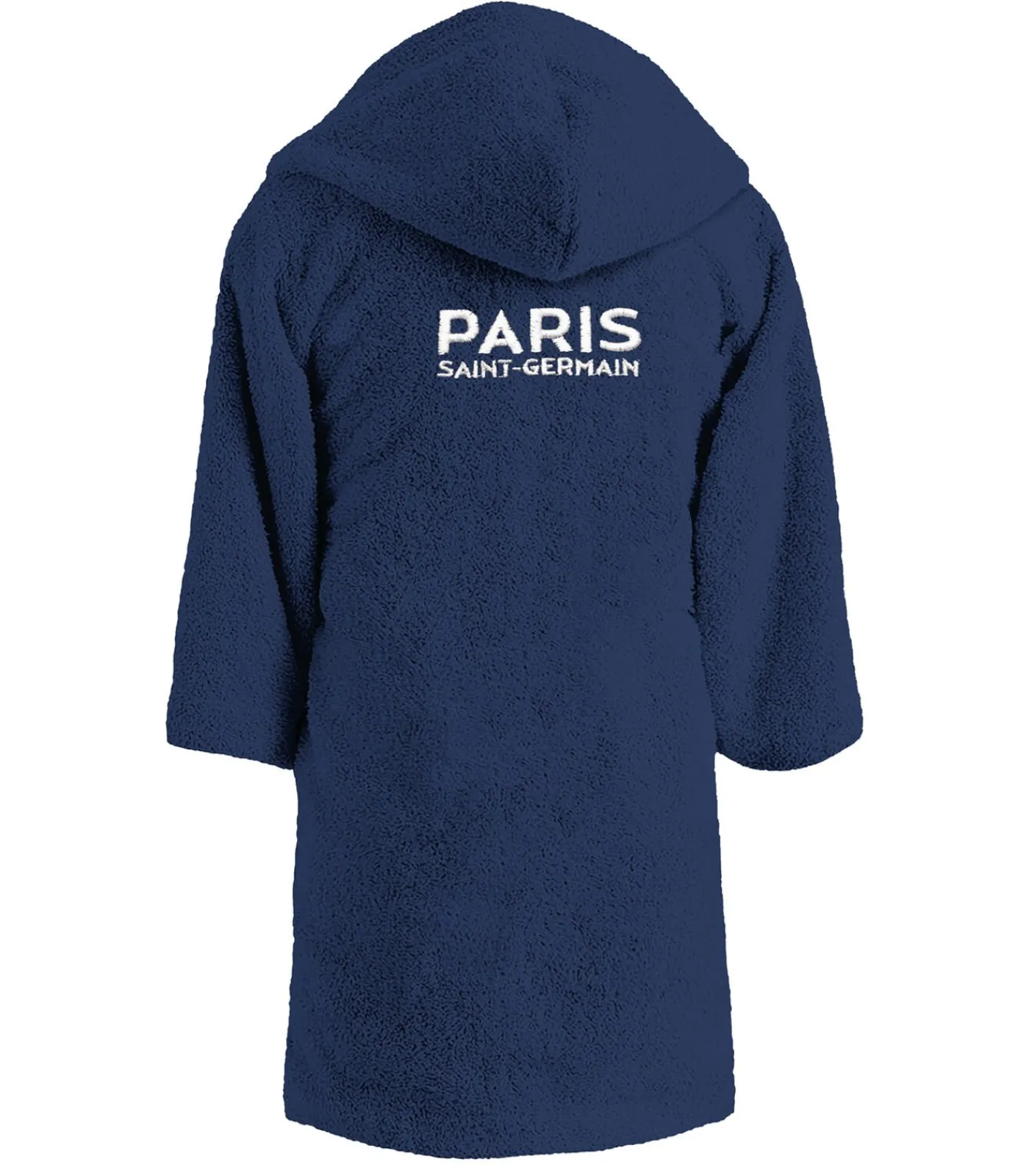 Kinderen PSG Kinderbadjas met kap en borduursel 100% katoen, LINES