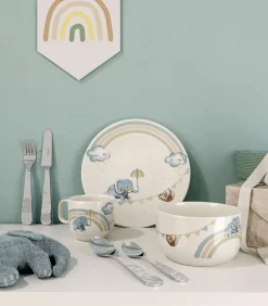 New Kinderbestek 4-dlg Walk like an Elephant Bestek