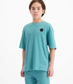 New Kinderen Waffle T-shirt Kinderen Hemden