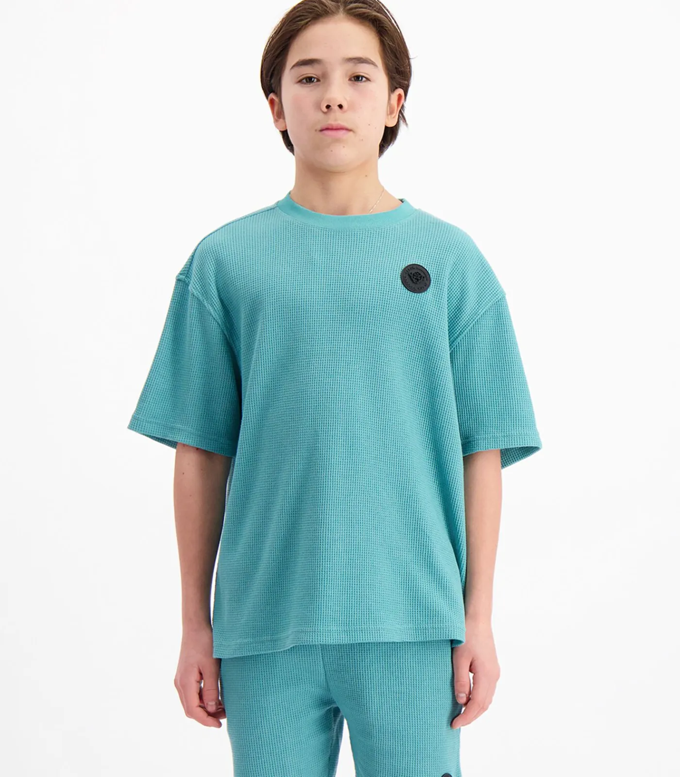 New Kinderen Waffle T-shirt Kinderen Hemden