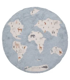 Kinderen AFKliving Kindertapijt MONDE, wasbaar